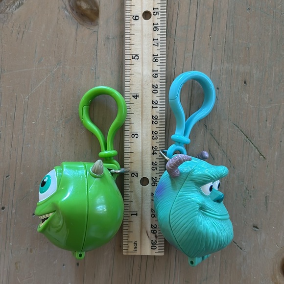 Monsters, Inc. Mike and Sully Bag Charms / Key Chains - Picture 5 of 6